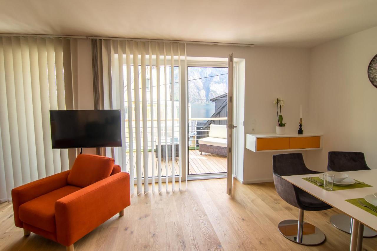 Baadhaus Apartment Traunkirchen Bagian luar foto