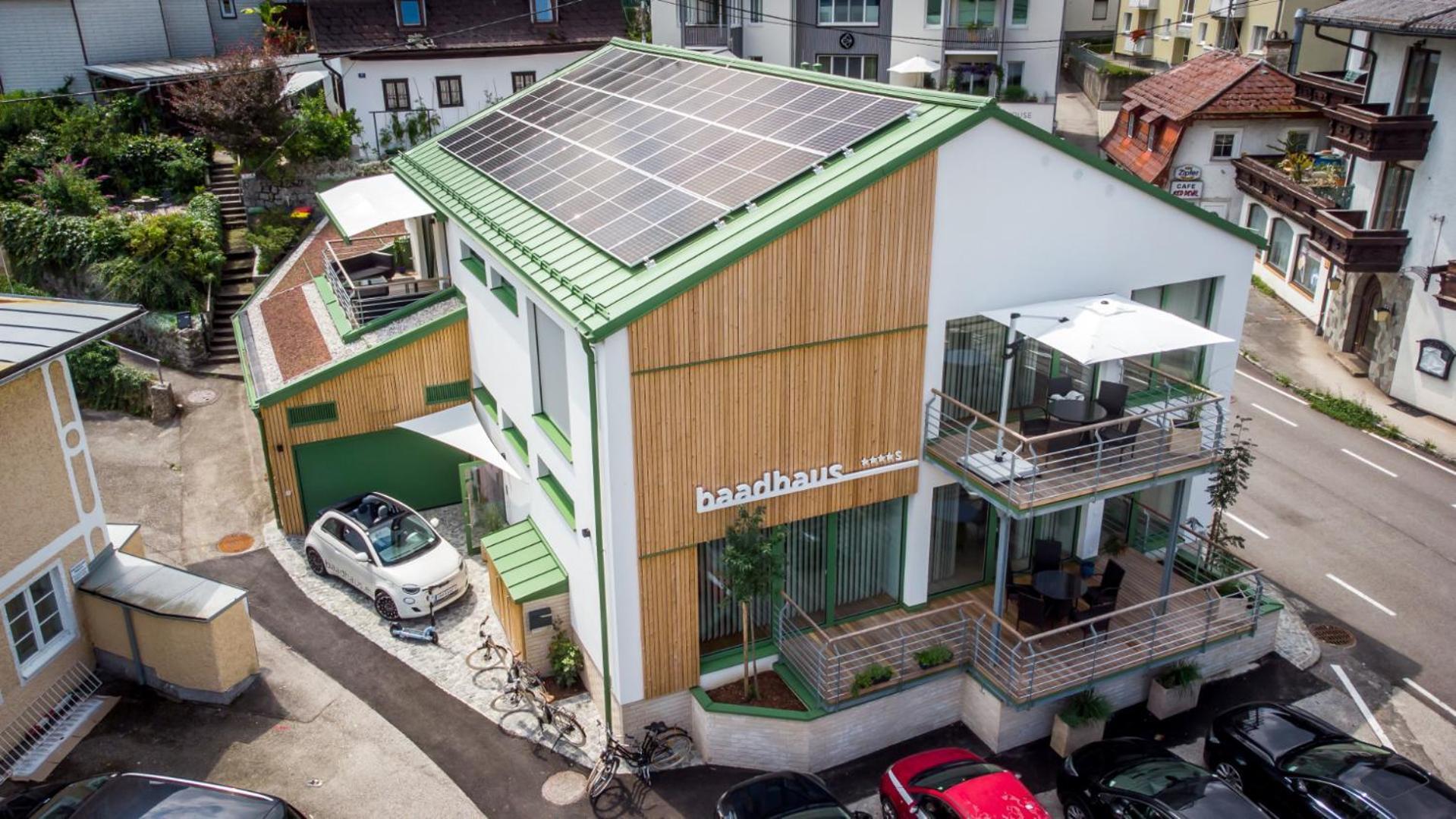 Baadhaus Apartment Traunkirchen Bagian luar foto